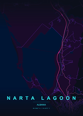 Narta Lagoon Map
