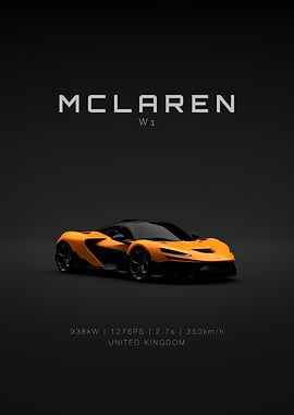 McLaren W1 Supercar