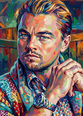 Leonardo DiCaprio Pop Art Portrait