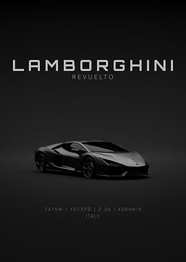 Lamborghini Revuelto Poster