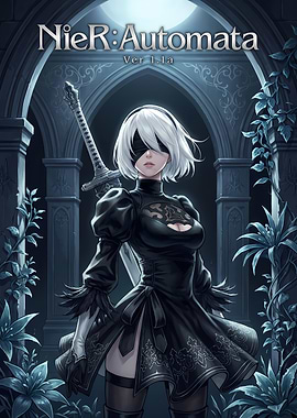 NieR: Automata 2B Artwork