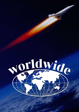 Concorde Jet Flying Over Earth