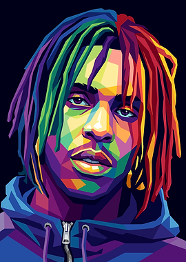 Colorful Portrait of a Chief Keef