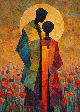 Couple in a Poppy Field