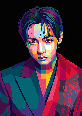 Kim Taehyung Of BTS Pop Art