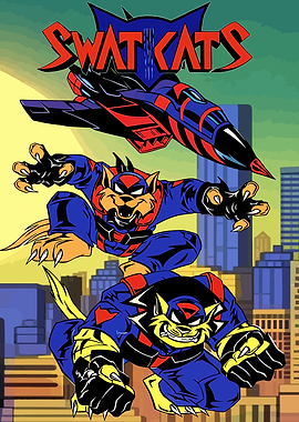 SWAT Kats Jet and Characters