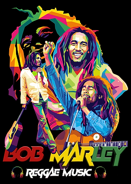 Bob Marley Wpap art