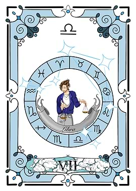 Zodiac Libra Card