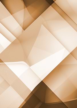 Abstract Geometric Brown and White Background