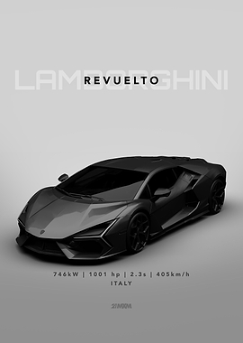 Lamborghini Revuelto Poster