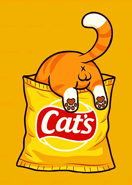 Cat's Chips Bag
