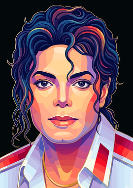 Michael Jackson Pop Art Portrait