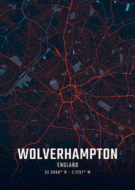 Wolverhampton City Map