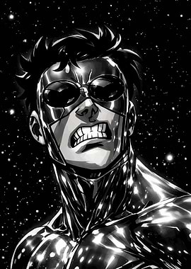 Comic Book Hero in Space