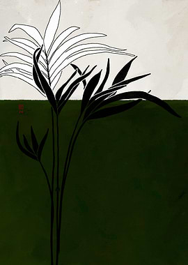 Minimalist Floral Illustration 808