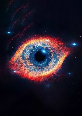 Cosmic Eye Black Hole Nebula