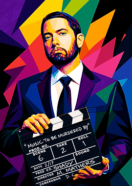 Eminem Pop Art Portrait