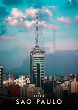 Sao Paulo Cityscape with Tower