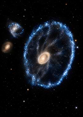 Cartwheel Galaxy and Companions