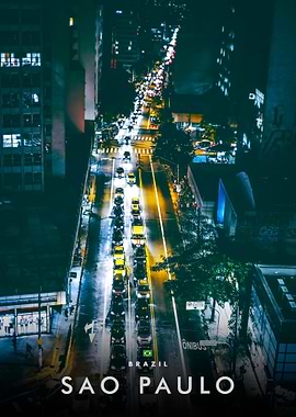 Sao Paulo Night Traffic