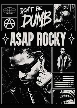 A$AP Rocky 'Don't Be Dumb' Graphic