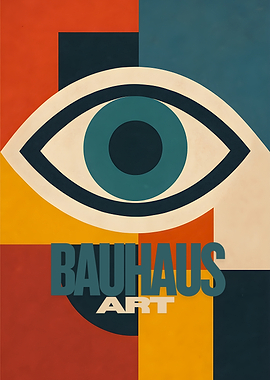 Bauhaus Art Eye Poster