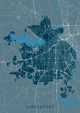 Shreveport City Map