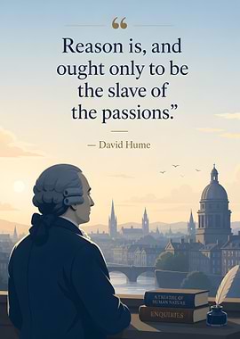 David Hume Quote on Reason and Passions