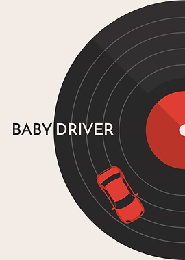 Baby Driver Vinyl Record Car