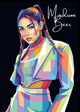 Madison Beer Pop Art Portrait