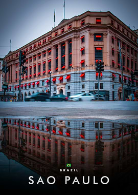 Sao Paulo City Reflection