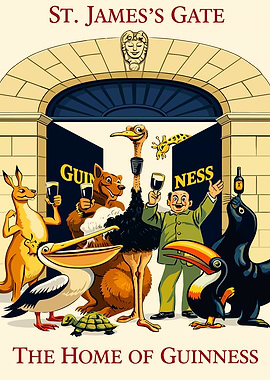 St. James's Gate Home of Guinness Animals