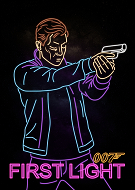 Neon James Bond First Light