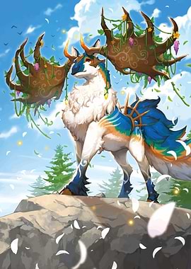 Majestic Forest Spirit Deer