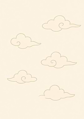 Traditional Asian Clouds Pattern
