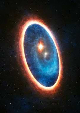 Artist's impression of a protoplanetary disk