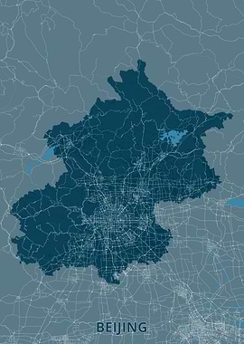 Map of Beijing