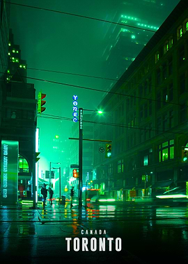Toronto Cityscape at Night