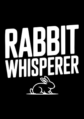 Rabbit Whisperer Text Art