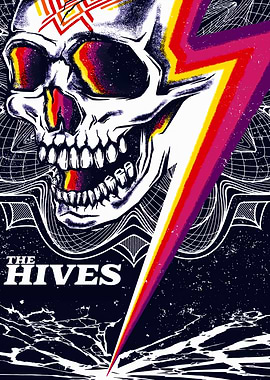 The Hives Skull Lightning Bolt