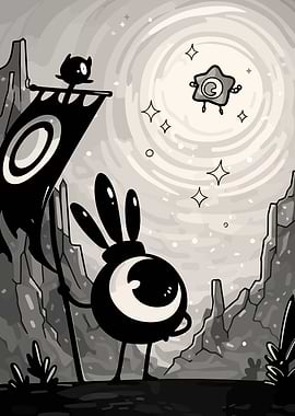 Cute Characters in a Cosmic Landscape