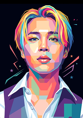 Jimin Pop Art Portrait
