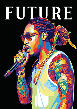 Future Pop Art Portrait