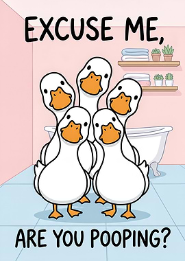 Ducks Asking 'Are You Pooping?'