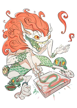 Demon painter