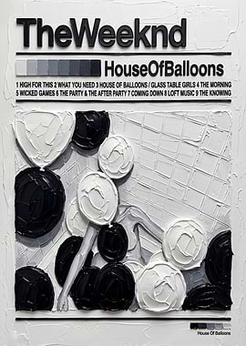 House of Balloons Album Cover Art