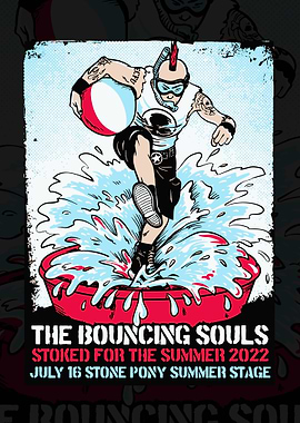 The Bouncing Souls Summer Concert Poster