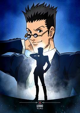Hunter x Hunter: Leorio Paradinight - Premium Metal Poster