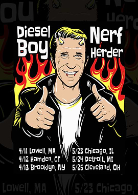 Diesel Boy and Nerf Herder Tour Poster