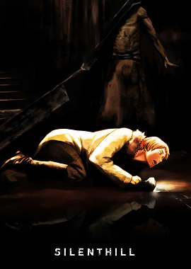 Silent Hill Pyramid Head and Victim